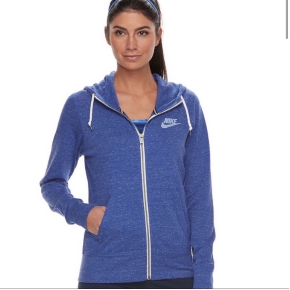 Blue Nike Vintage Zip Up Jacket